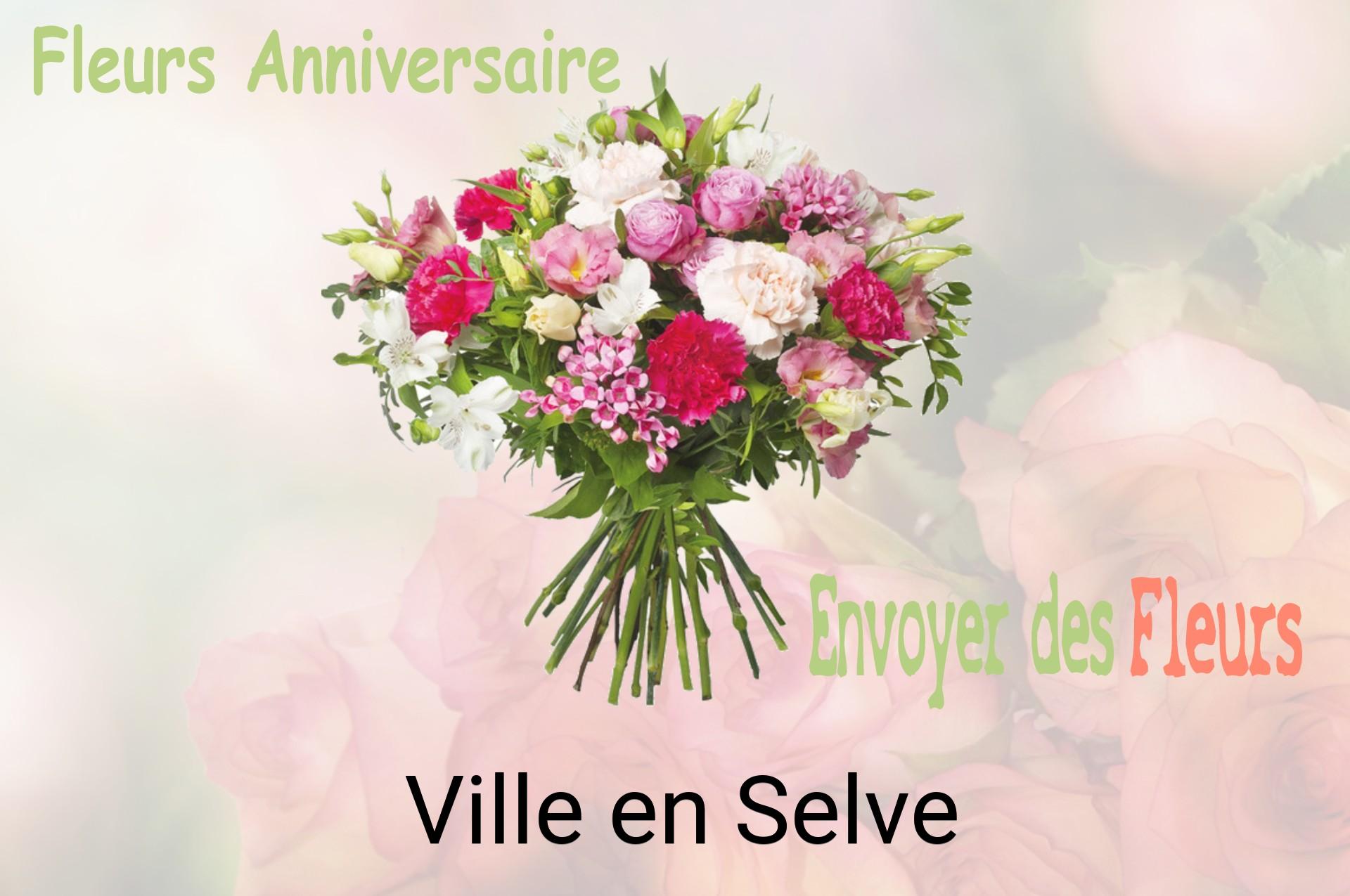 Bouquet de fleurs d’anniversaire livré à Ville-en-Selve