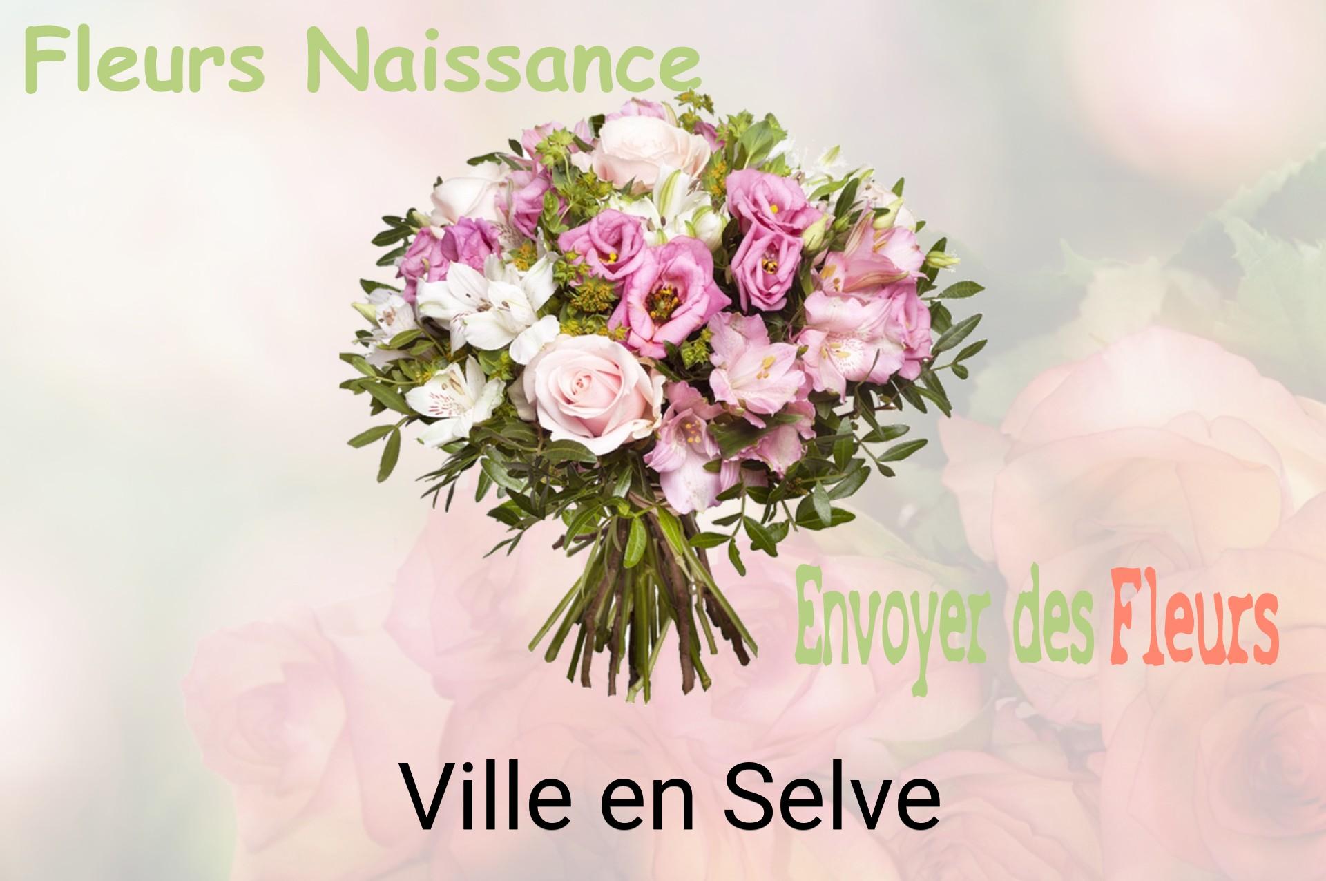 Bouquet de fleurs de naissance livré à Ville-en-Selve