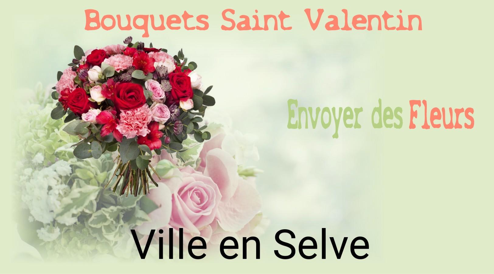 Roses de Saint-Valentin livrées à Ville-en-Selve